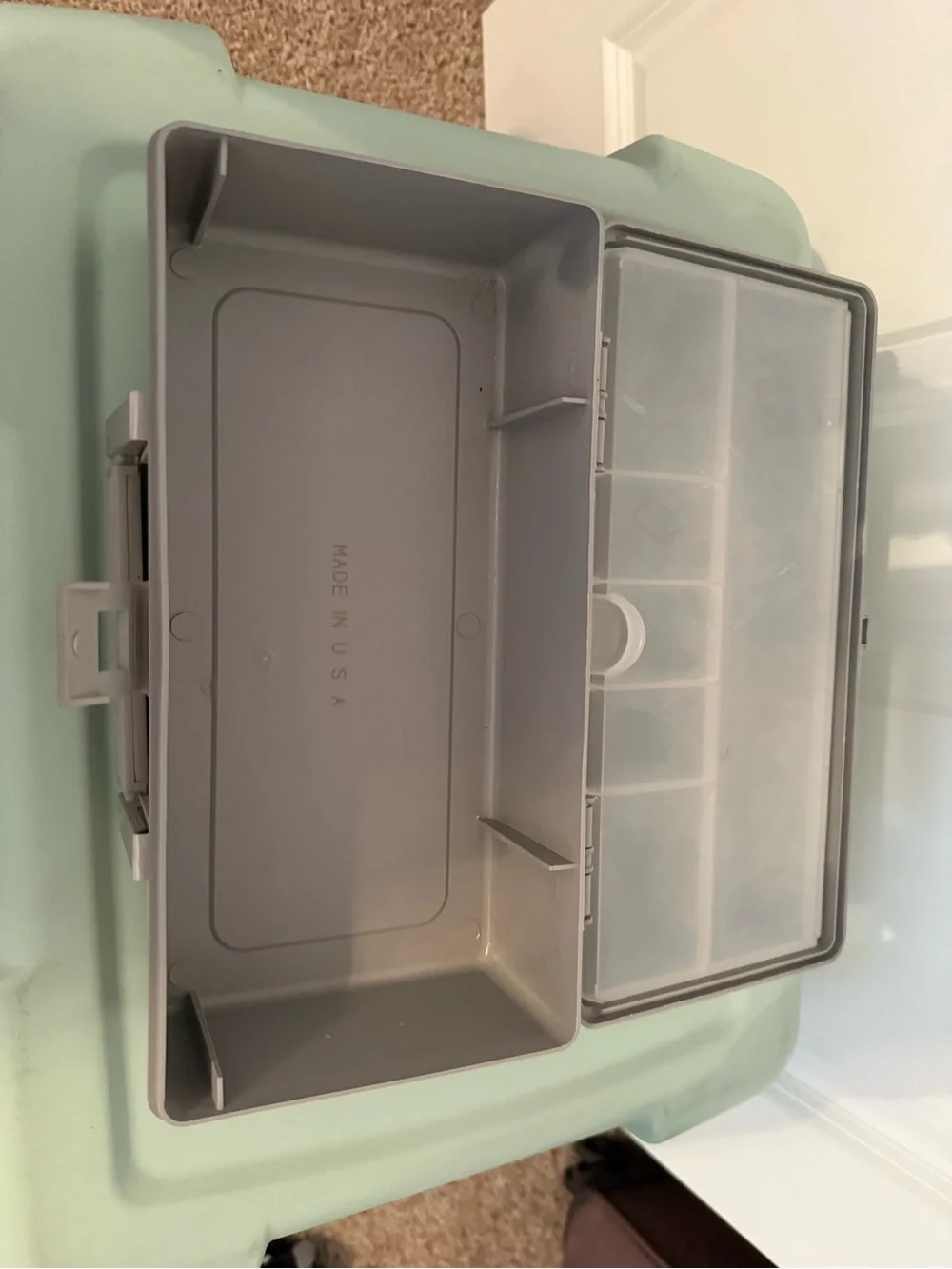 Stack-On Gray Plastic Storage Case | Jewelry, Crafts, etc